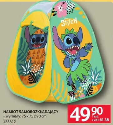 Namiot samorozkładający 75x75x90cm promocja w Selgros