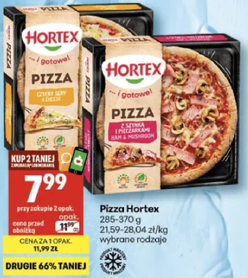 Pizza hortex promocja w Delikatesy Centrum