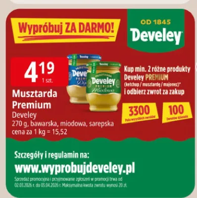 Musztarda Premium promocja w Leclerc