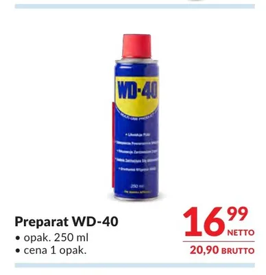 Preparat WD-40 promocja w Makro