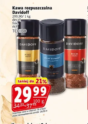Kawa rozpuszczalna Davidoff fine promocja w Prim Market