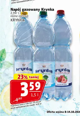 Napój gazowany Krynka promocja w Prim Market