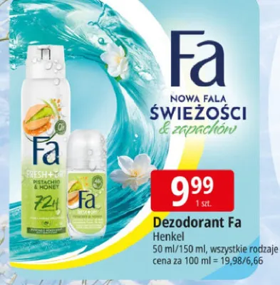 Dezodorant Fa Pistachio & Honey Henkel promocja w Leclerc