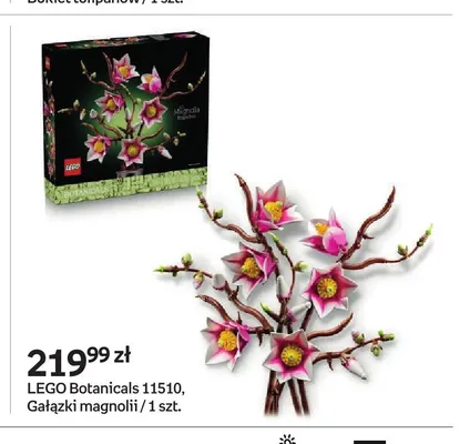 Klocki LEGO Botanicals 11510 Gałązki magnolii promocja w Empik