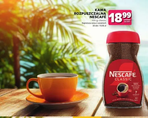 Kawa rozpuszczalna Nescafé Classic promocja w Stokrotka