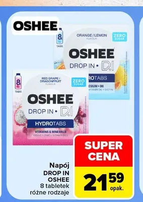 Napój Drop In Oshee promocja w Carrefour Market