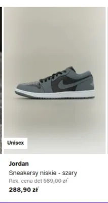 Sneakersy niskie Jordan szary Unisex promocja w Lounge by Zalando