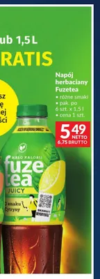 Napój herbaciany FuzeTea Cytryna 6-pak promocja w Makro
