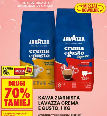 Kawa ziarnista Lavazza Crema e Gusto promocja w Biedronka