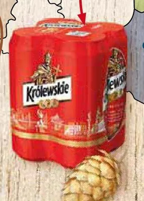 Piwo Królewskie 500ml promocja w Stokrotka
