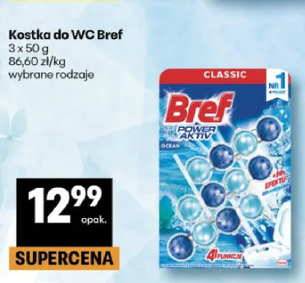 Kostka do WC Bref promocja w Delikatesy Centrum