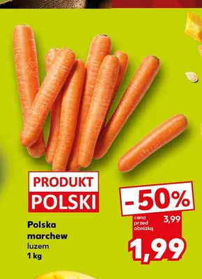 Marchew polska promocja w Kaufland