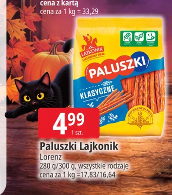 Paluszki Lajkonik promocja w Leclerc