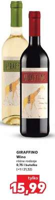 Wino 0,75 l, różne rodzaje promocja w Kaufland