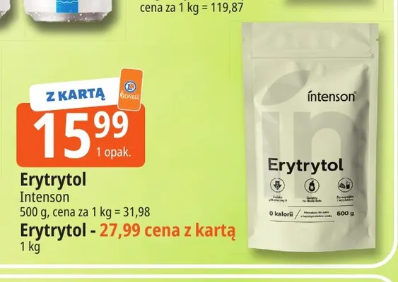 Erytrytol Intenson promocja w Leclerc