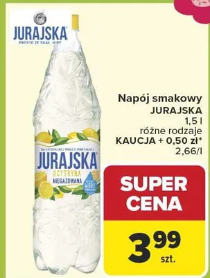 Napój smakowy niegazowany różne rodzaje promocja w Carrefour