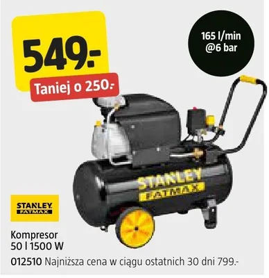 Kompresor 50 l 1500 W Stanley Fatmax promocja w Jula