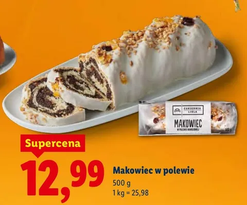 Makowiec w polewie promocja w Lidl