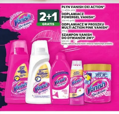 Płyn Vanish Oxi Action promocja w Stokrotka