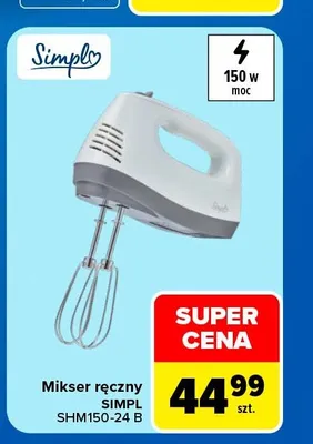 Mikser ręczny Simpl promocja w Carrefour Market