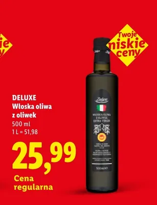 Włoska oliwa z oliwek Deluxe promocja w Lidl