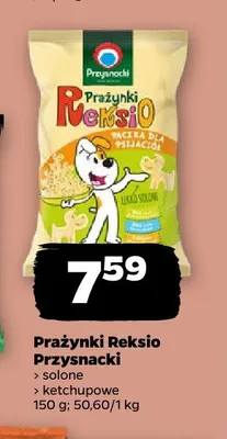 Prażynki Reksio Przysnacki solone promocja w Netto