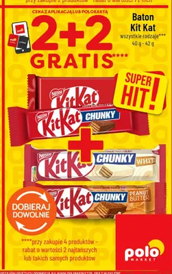 Baton Kit Kat Chunky promocja w POLOmarket