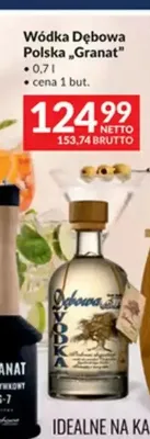 Wódka Dębowa Polska "Granat" promocja w Makro