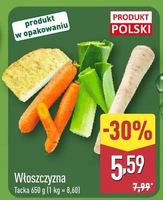 Włoszczyzna tacka promocja w Aldi