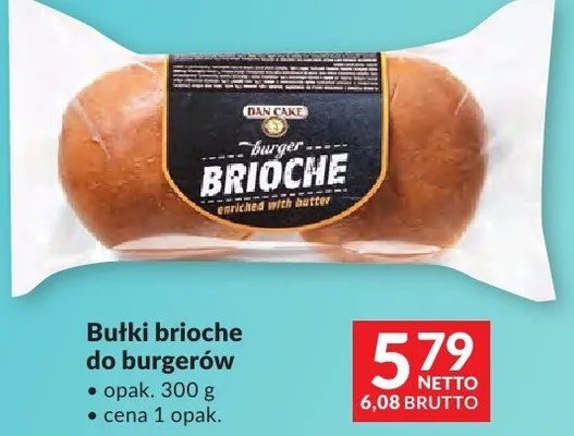 Bułki brioche do burgerów Dan Cake promocja w Makro