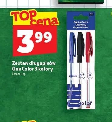 Zestaw długopisów żelowych Interdruk One Color promocja w TOPAZ