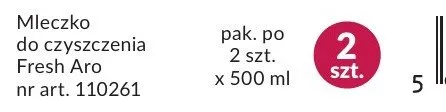 Mleczko do czyszczenia Fresh Aro promocja w Makro