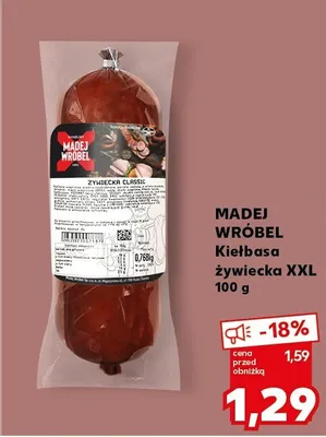 Kiełbasa żywiecka XXL promocja w Kaufland
