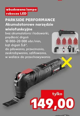 Akumulatorowe narzędzie wielofunkcyjne Parkside Performance promocja w Kaufland
