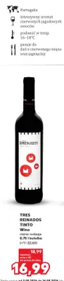 Wino Tres Reinados Tinto promocja w Kaufland