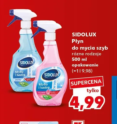 Płyn do mycia szyb Sidolux promocja w Kaufland