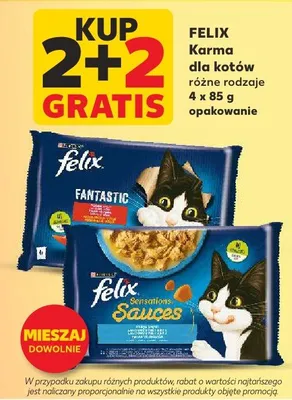 Karma dla kotów różne rodzaje promocja w Kaufland