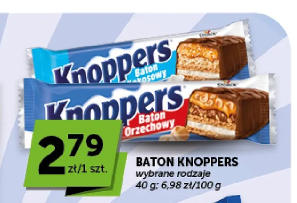 Baton Knoppers kokosowy promocja w Euro Sklep