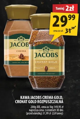 Kawa Jacobs Cronat Gold Rozpuszczalna promocja w Arhelan