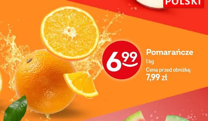 Pomarańcze promocja w Żabka