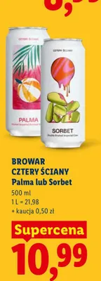 Piwo Browar cztery ściany świt promocja w Lidl