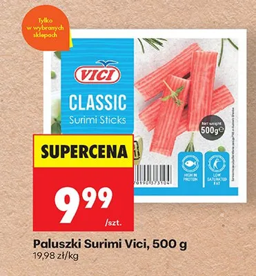 Paluszki surimi promocja w Biedronka