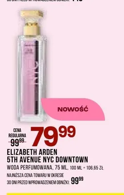 Woda perfumowana Elizabeth Arden 5th Avenue NYC Downtown promocja w Drogerie Natura