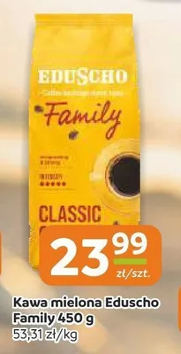 Kawa mielona Eduscho Family promocja w Społem Częstochowa