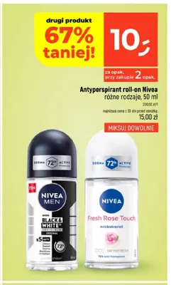 Antyperspirant roll-on Nivea promocja w Dealz