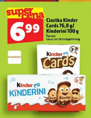 Ciastka Kinder Kinderini promocja w TOPAZ