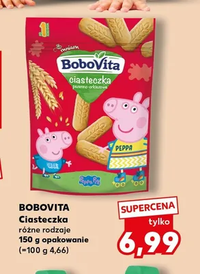 Ciasteczka pszenno-orkiszowe BoboVita promocja w Kaufland