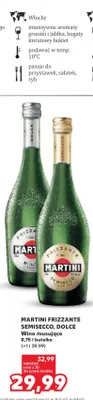 Wino musujące Martini Frizzante Dolce promocja w Kaufland