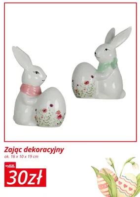 Zając dekoracyjny promocja w KiK