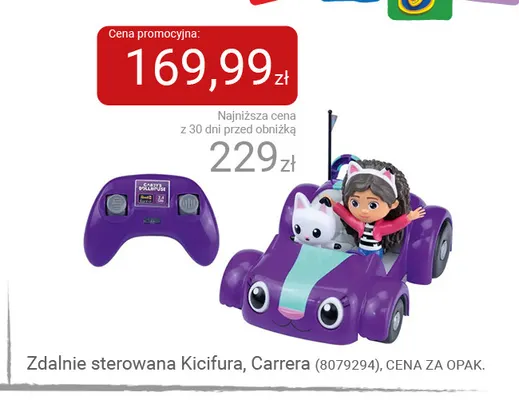 Zdalnie sterowana Kicifura Carrera promocja w Smyk
